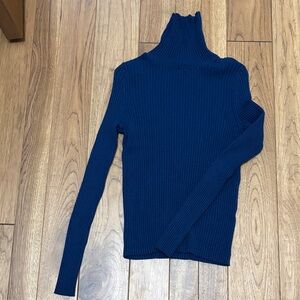 Banana Republic Deep Blue Turtleneck Sweater